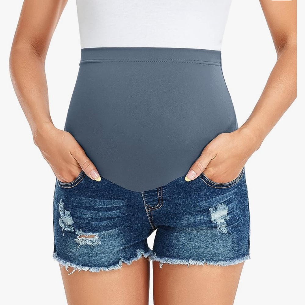 NWT Jean Maternity Shorts
